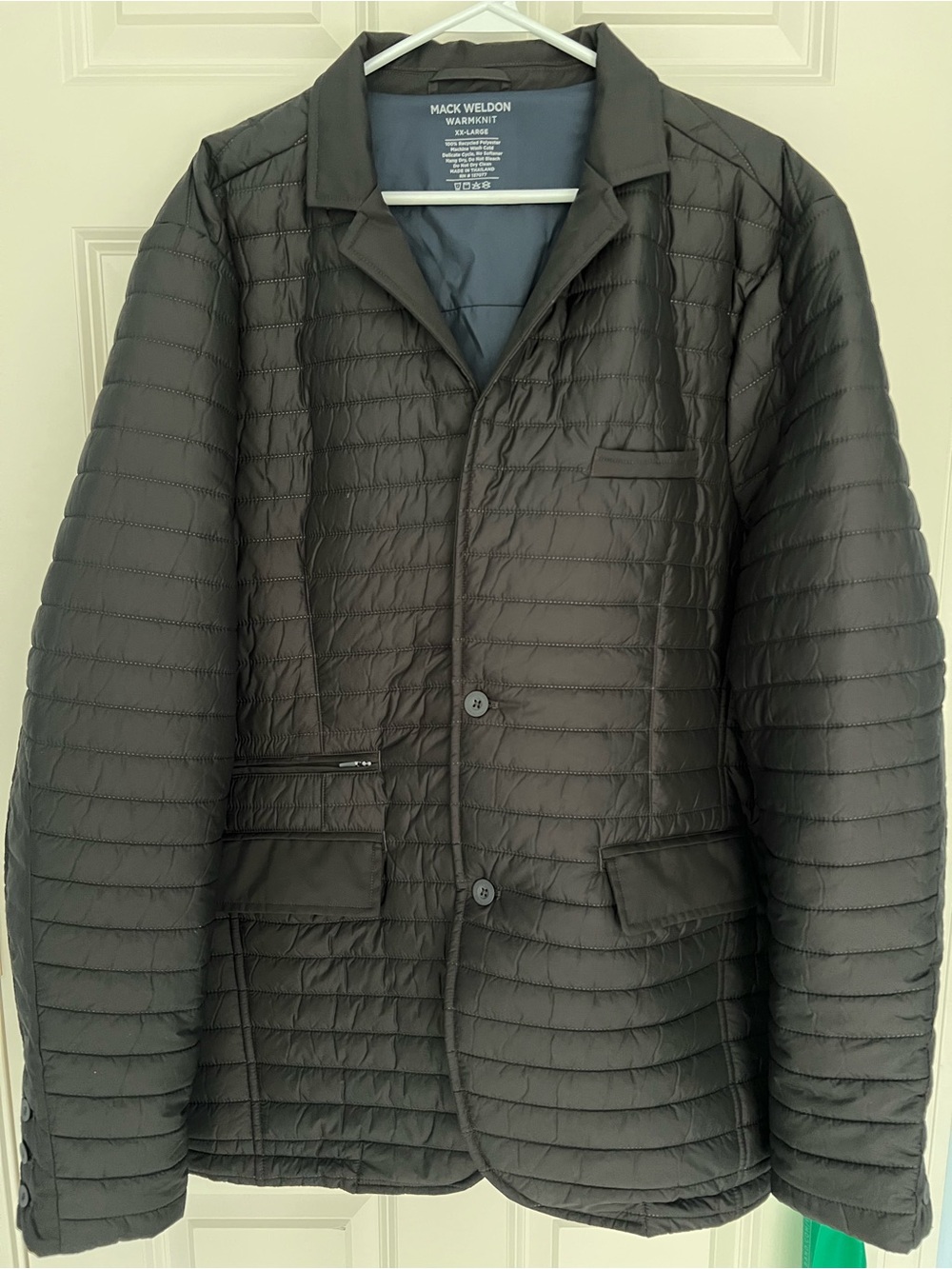 Mack Weldon Men's WARMKNIT AIR Blazer Dark Brown